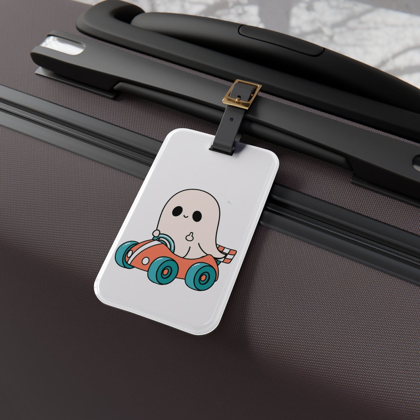 Ghost Racer Bag Tag