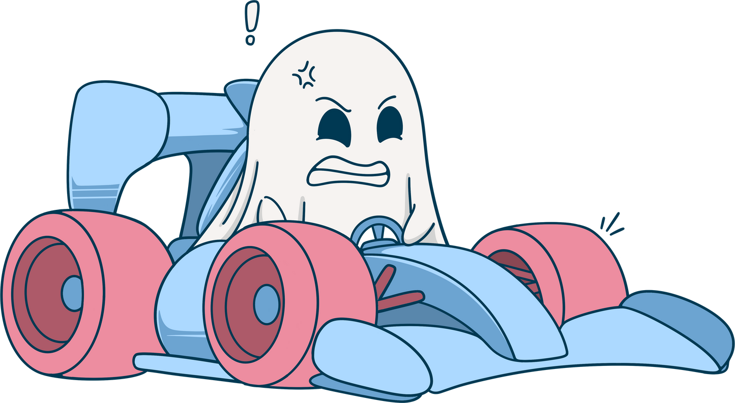 Ghost Racer Sticker